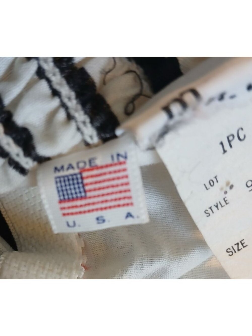 Mr. Joe Dress Striped Sleeveless Midi Womens Size 18 Made In USA VTG #I-11 - Picture 5 of 12